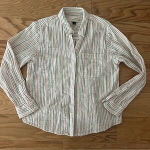 Universal Thread Striped Line Casual Button Down
